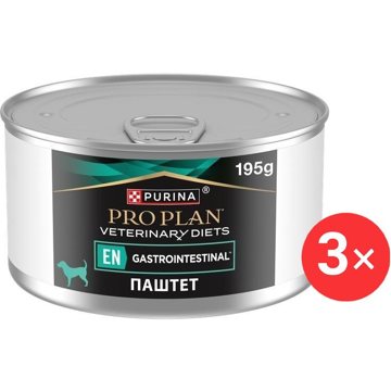 

Pro Plan Veterinary Diets Canine EN Gastrointestinal paštika pro psy 3 × 195 g