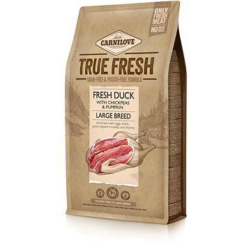 

Carnilove True Fresh Granule pro velká plemena s čerstvým kachním 1,4 kg