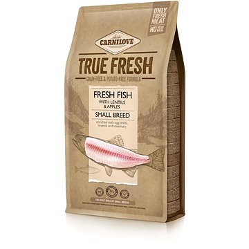 

Carnilove True Fresh Granule pro malá plemena s čerstvou rybou 1,4 kg