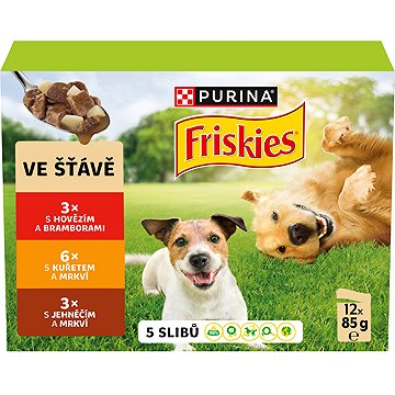 

Friskies Adult lahodný výběr ve šťávě 12 × 85 g