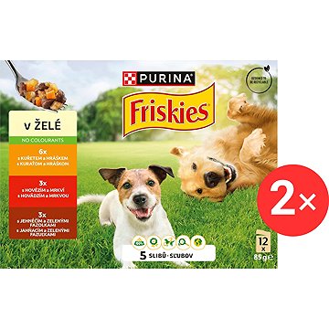 

Friskies Adult lahodný výběr v želé 12 × 85 g 2 ks