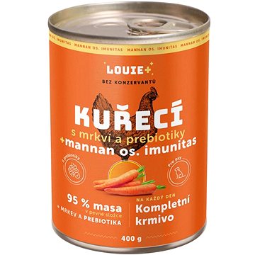 

LOUIE Kuřecí s mrkví a prebiotiky 400 g