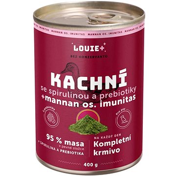 

LOUIE Kachní se spirulinou a prebiotiky 400 g