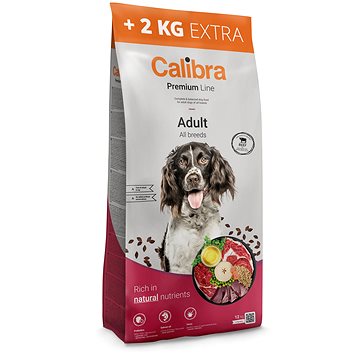 

Calibra Dog Premium Line Adult Beef 12 + 2 kg