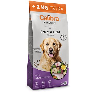 

Calibra Dog Premium Line Senior & Light 12 + 2 kg