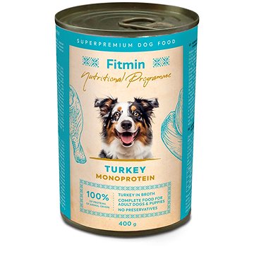 

Fitmin Konzerva krůtí pro psy 400 g