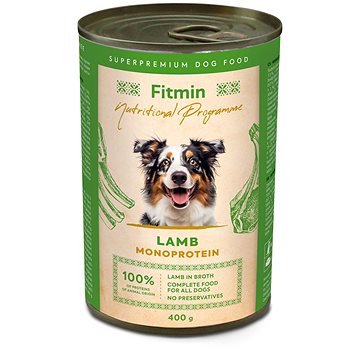 

Fitmin Konzerva jehněčí pro psy 400 g