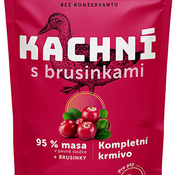

LOUIE kapsička kachní (95% v pevné složce) s brusinkami, vitamíny a minerály 300 g