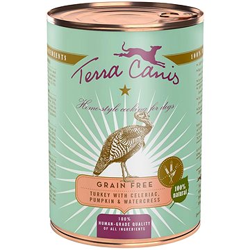 

Terra Canis Grain Free Konzerva Krůta s celerem, dýní a řeřichou 400 g