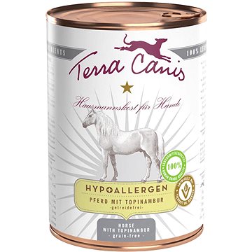 

Terra Canis Hypoalergenní konzerva Kůň s topinamburem 400 g