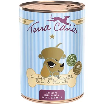 

Terra Canis Konzerva pro štěňata Antilopa s brambory, hruškou a heřmánkem 400 g