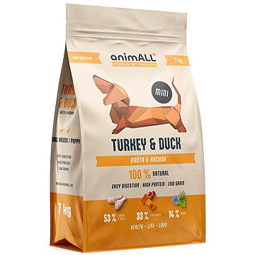 

animALL Mini Turkey & Duck 7 kg
