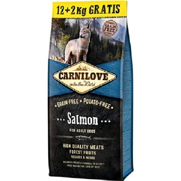 

Carnilove Granule s lososem pro dospělé psy 12 + 2 kg