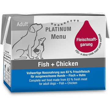 

Platinum Natural Menu Ryby + Kuře 90 g 12 ks