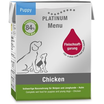 

Platinum Natural Menu Kuře pro štěňata 185 g 12 ks
