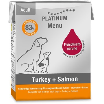 

Platinum Natural Menu Krocan + Losos 185 g 12 ks