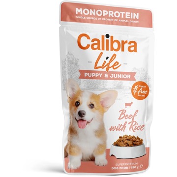 

Calibra Dog Life Puppy & Junior Beef 150 g
