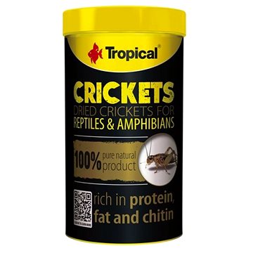 

Tropical Crickets 100ml/10g sušených cvrčků pro plazy