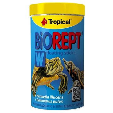 

Tropical Biorept W 500ml/150g krmivo pro vodní želvy
