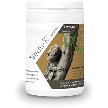 

Verm-X Přírodní prášek proti střevním parazitům pro plazy 25 g