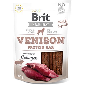 

Brit Jerky Venison Protein Bar 80 g