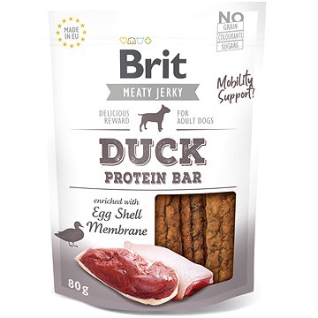 Brit Jerky Duck Protein Bar 80 g - Pamlsky pro psy