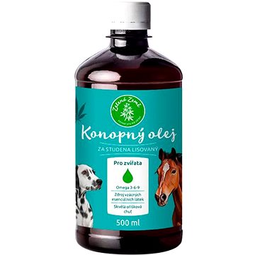 

Zelená země Konopný olej 500ml