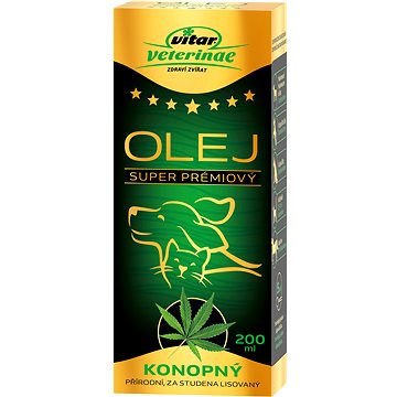 

Vitar Veterinae Konopný olej 200 ml
