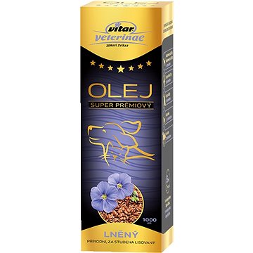 

Vitar Veterinae Lněný olej 1000 ml