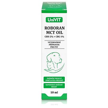 

Univit Roboran MCT OIL CBD 2 % + CBG 1 %