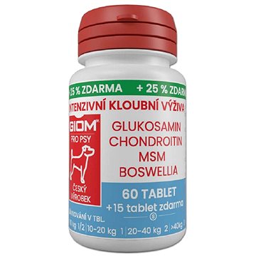 

Giom Intenzivní kloubní výživa 60 tbl. + 25 % zdarma