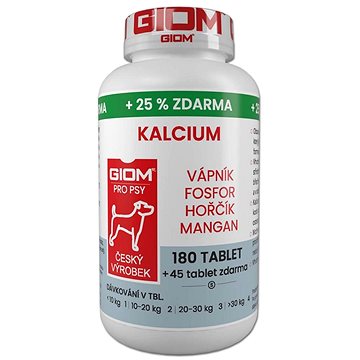 

Giom Kalcium 180 tbl. + 25 % zdarma