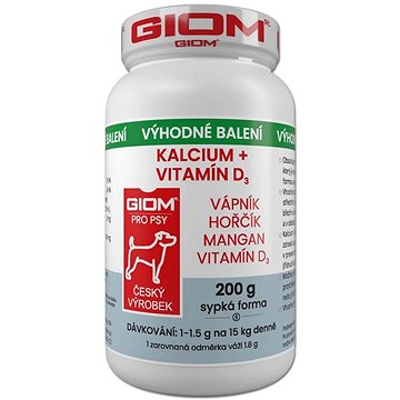 

Giom Kalcium + D3 200 g