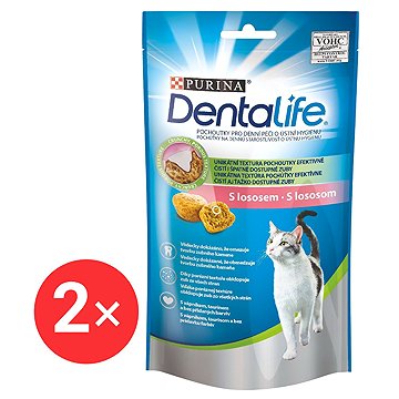 

Dentalife Cat s lososem 2 × 40 g