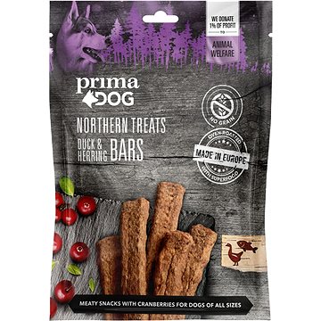 

PrimaDog Kachní a sleďové tyčinky 80 g
