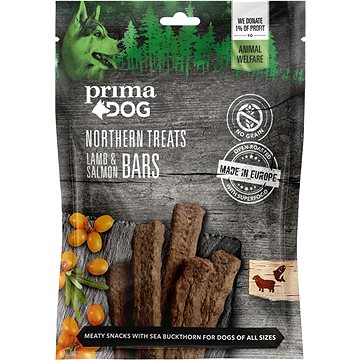 

PrimaDog Jehněčí a lososové tyčinky 80 g