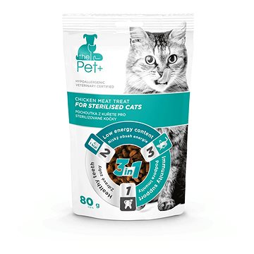 ThePet+ Cat Sterilised treat 80 g - Pamlsky pro kočky