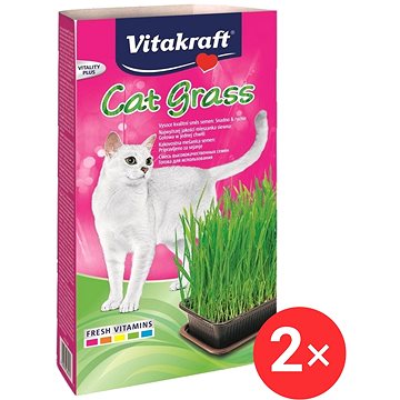 

Vitakraft Cat Grass tráva pro kočky sada 2 × 120 g