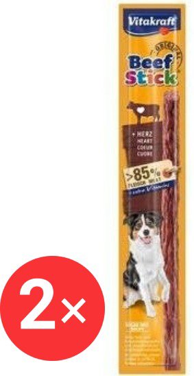 

Vitakraft Dog pochoutka Beef Stick salami Heart 2 × 1 ks