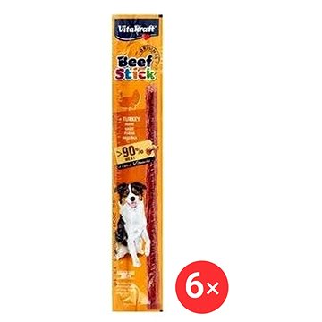 

Vitakraft Dog pochoutka Beef Stick salami Turkey 6 × 1 ks