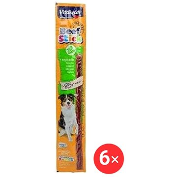 

Vitakraft Dog pochoutka Beef Stick salami Zelenina 6 × 1 ks