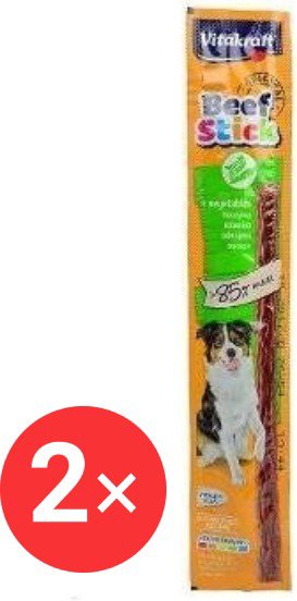 

Vitakraft Dog pochoutka Beef Stick salami Zelenina 2 × 1 ks