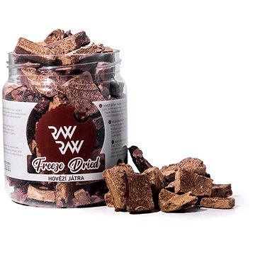 

Raw Raw mrazem sušená Hovězí játra 90 g