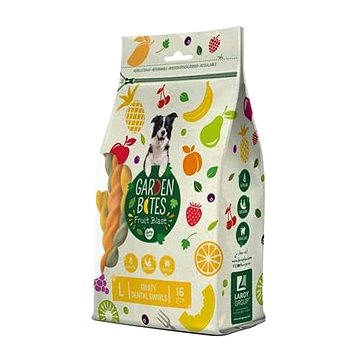 

DUVO+ Garden bites ovocné dentální tyčinky L 16cm 15ks 270g