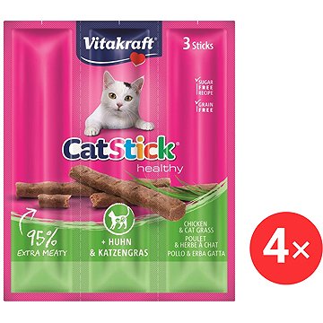 

Vitakraft Cat Stick pochoutka kuře/tráva 3 × 6 g 4 ks
