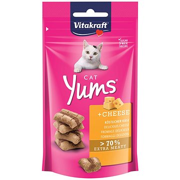 Vitakraft pochoutka Cat Yums sýr 40g - Pamlsky pro kočky