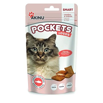 

Akinu Pockets lososové polštářky pro kočky 40 g