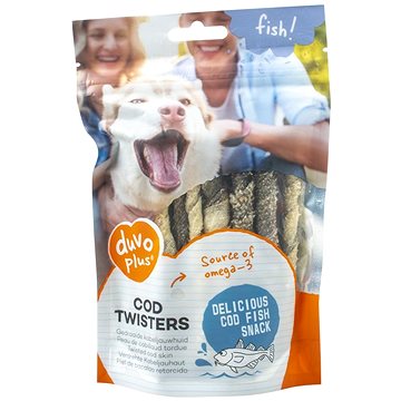 

Duvo+ Fish! Točená kůže z tresky pro psy 100g