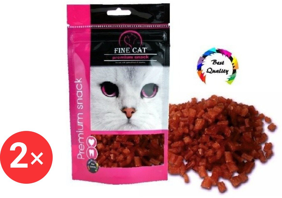 

Fine Cat Kachní kousky Chunkies soft 2 × 80 g
