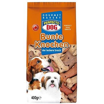 Perfecto Dog sušenky barevné kostičky 400g - Pamlsky pro psy